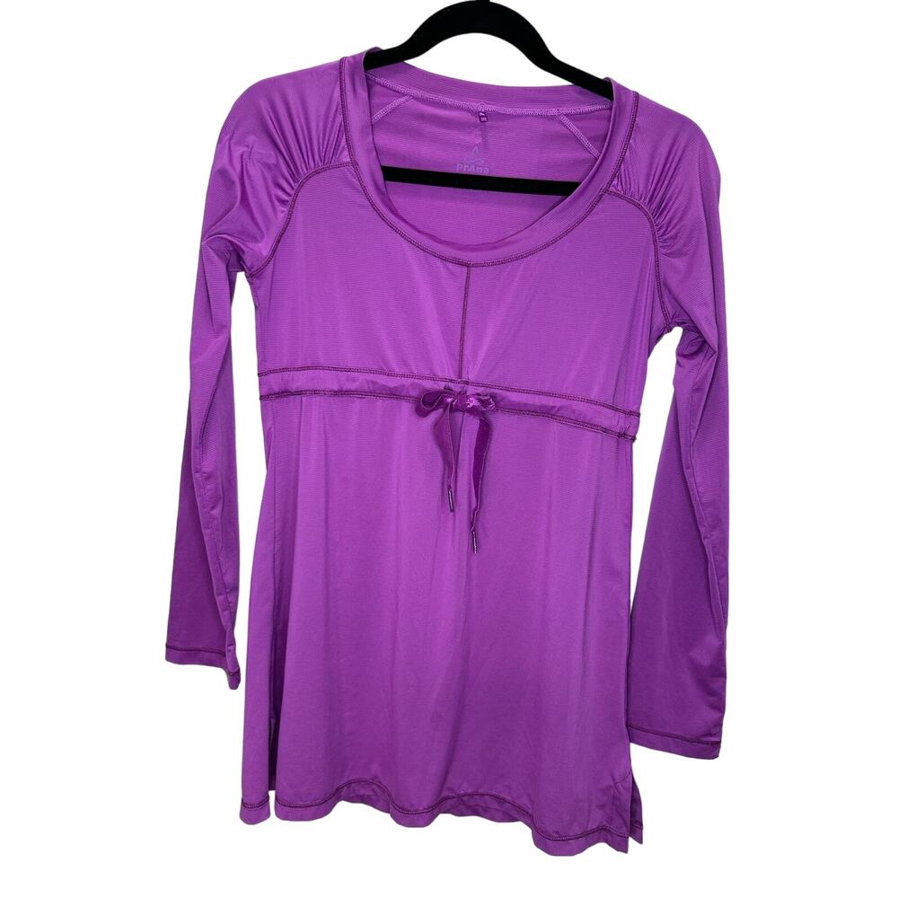 Prana Women’s Felicity Long Sleeve Swim Cover Up- Purple size XS